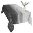 thumbnail image 2 of Grey Ombre Table Cloth Waterproof Tablecloths, Modern Abstract Art Ocean Oil Painting Tablecloth Dining Table Cover for Kitchen Party Tabletop Outdoor, Rectangle Tablecloth 54x108 Inch, 2 of 9