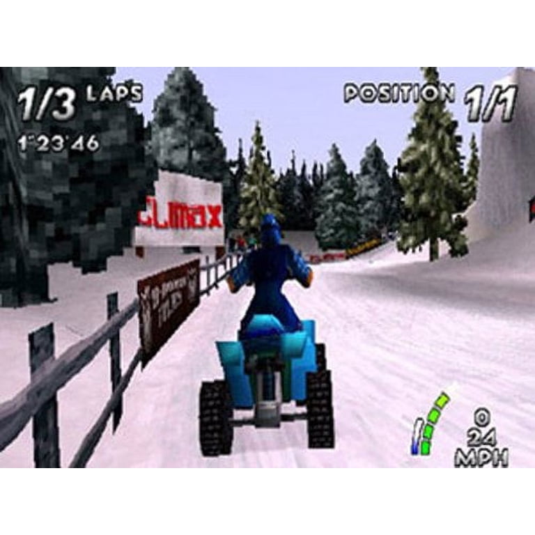 ATV: Quad Power Racing, PlayStation, PSX, 4 Game Modes, Outdoor