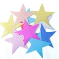 thumbnail image 2 of Injueey 80 Uds. De confeti de papel con purpurina de estrellas, decoración de dispersión de Navidad, adorno de aniversario de festival en forma de Kits de decoración para fiestas Injueey HA063813-00, 2 of 5