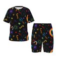 thumbnail image 1 of Fotbe Cartoon Pride Lgbt Pijama Estampada de 2 Piezas para Niños – Ropa de Dormir de Manga Corta Cómoda para Niños y Niñas, Camiseta y Shorts de Algodón-XX-Large, 1 of 6
