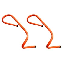 LEORX 2Set Hurdles for Training Red Plastic for Football Equipment Use