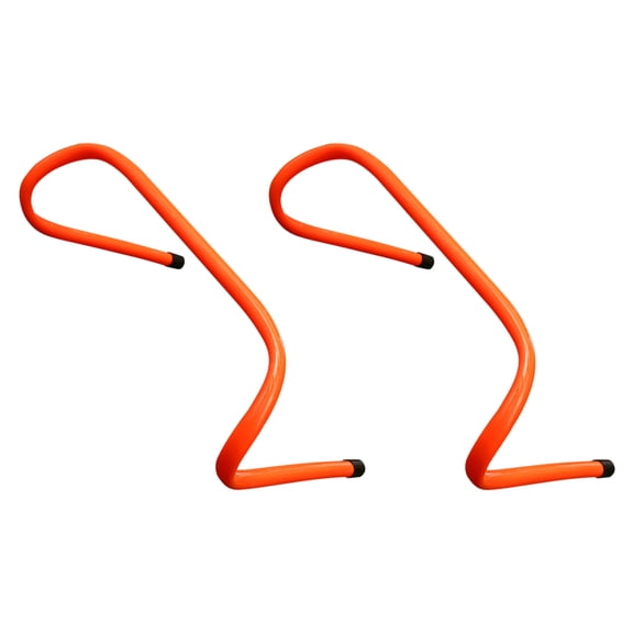 LEORX 2Set Hurdles for Training Red Plastic for Football Equipment Use