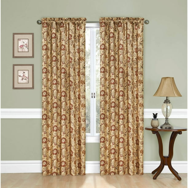 Traditions by Waverly Navarra Floral Window Panel