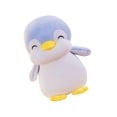thumbnail image 3 of Bonito pingüino de peluche, pingüino de peluche, animal de peluche para dormitorio, sala de estar, decoración del hogar, regalo de cumpleaños para Azul 30cm Hugo Juguetes de animales de peluche, 3 of 10