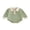 Green, variant on RUINIXCW Baby Boy Fall Romper Stripe Print Buttons Turn Down Collar Long Sleeve Infant Bodysuits Jumpsuits