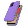 thumbnail image 4 of Samsung Galaxy A03S Case ,Sturdy Phone Case for Galaxy A03S 2021 5G 6.5 inch ,Tekcoo Shockproof Protection Heavy Duty Armor Hard Plastic & Rubber Rugged Bumper 2-in-1 Case Cover -Purple, 4 of 7