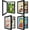 black, variant on LIANGKA 4 Pack Art Frame 8.5 x 11 Inch Front Open Replaceable Artwork Display Frame for Home Decor Holiday Gift