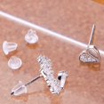 thumbnail image 4 of Clear Earring Backs Safety Rubber Bullet Earring Clutch Hypoallergenic by , 1000 Pieces, 4 of 7