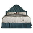 thumbnail image 2 of Home Design Isabella Tufted Upholstered Panel Bed Denim Blue - Twin, 2 of 5