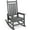 Grey, variant on SERWALL Oversized Outdoor Rocking Chair Set of 2, All-Weather HDPE Patio Rocker with Wide Armrests for Porch, Patio & Lawn, Grey