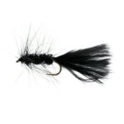 Cortland Fairplay Black Wooly Bugger Fly, Size 10, 4 Pack, 709362