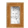thumbnail image 2 of ArtToFrames 4" x 7" Bright Gold Picture Frame, 4x7 inch Gold Wood Poster Frame (WOM-4928), 2 Pack, 2 of 6