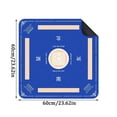 thumbnail image 4 of Vita Mahjong Game, Mahjong Set with Mat, 40X40 In, Black, Quiet Tile Placement, American Mahjong Mat, Square Shape, 1 Pc, 4 of 7
