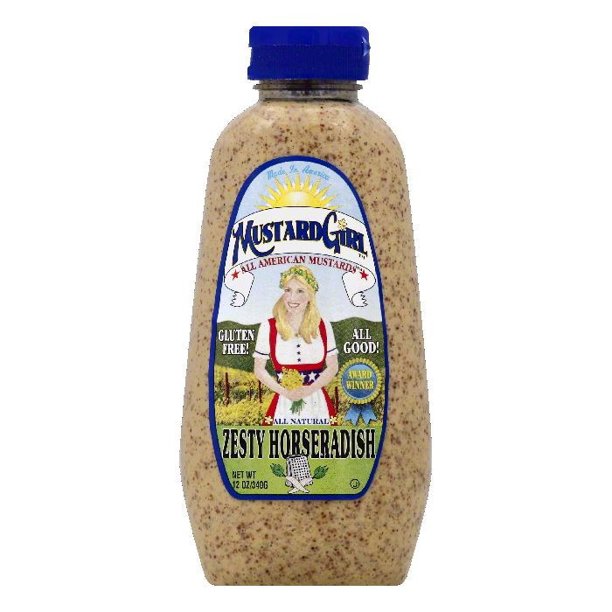 Mustard Girl Zesty Horseradish, 12 12 (Pack of 12)