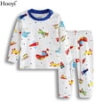 thumbnail image 2 of Hooyi-Conjunto de pijamas para bebé, ropa de dormir de dibujos animados, 100% algodón, suave, 2 of 4