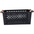 thumbnail image 4 of 3X Cesta Plástica de Almacenamiento de Escritorio Caja de Almacenamiento Portátil de Baño Rectangular Cesta de Baño Cestas Multiusos de Escombros de Cocina Negro, 4 of 5