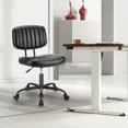thumbnail image 4 of CONCETTA Low Back Desk Chair,Armless Small Office Computer Chair,Black, 4 of 8