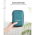 thumbnail image 2 of ORICO Hard Drive Case 2.5 inch External Drive Storage Carrying Bag Waterproof Shockproof with Inner Size 5.5x3.5x1.0inch for Organizing HDD and Electronic Accessories, Blue(PHD-25), 2 of 14