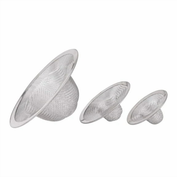 Mesh Sink Strainer Drain Screen For Kitchen Sink 3 Sizes 4-1/2, 2-3/4, 2-1/4