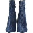 thumbnail image 3 of Women's Denim High Heeled Ankle Boots Pointed Toe High Heel Stiletto Booties, 3 of 3