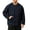 Navy, variant on Gfyviroh Chore Coat for Men Oversized Lightweight Utility Jacket Button Front Collarless Outdoor Jackets with Pockets