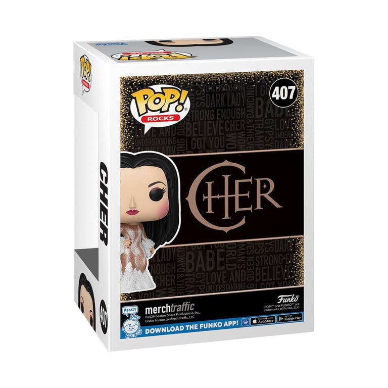 Funko Pop! Rocks 385 : Cher - Figurine Vinyle Collection, Neuf, Modèle U01