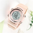 thumbnail image 3 of Resicozy Digital Watch for Mens and Womens Electronic Watch Soft Silicone Strap Casual Wrist Watch Pink One Size, 3 of 4