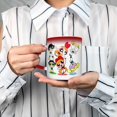 thumbnail image 4 of Taza de cerámica de Las Chicas Superpoderosas para hombres y mujeres, linda taza de café y agua para las vacaciones de Navidad, diseño único con asa para la oficina en casa, taza de café y té, 4 of 5