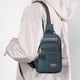 thumbnail image 4 of Bolsa de pecho bandolera Mochila | Tejido repelente al agua | Bolsillo antirrobo | Puerto de carga USB | Correa de hombro transpirable | Bandolera multipropósito para deportes al aire libre |, 4 of 8