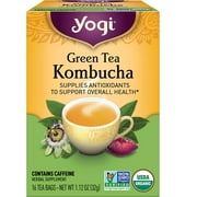 Yogi Tea - Green Tea Kombucha 6 Pack - Supplies Antioxidants to Support Overall Health - 96 Tea Bags
