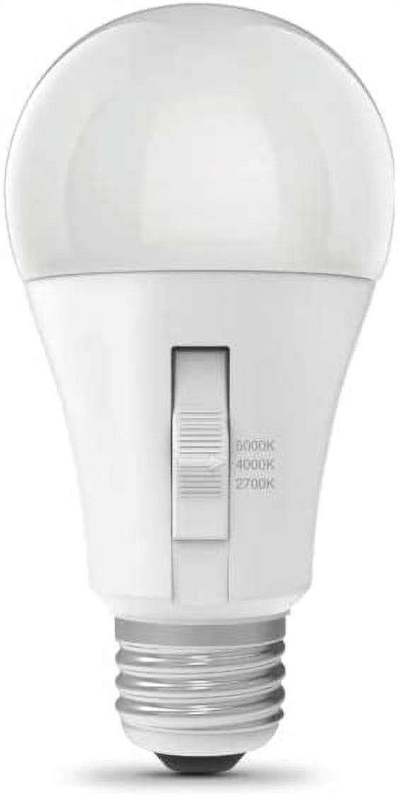 Feit A19 E26 (Medium) LED Motion Activated Bulb Tunable White/Color Changing 100 Watt Equivalence 1