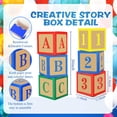 thumbnail image 2 of Bloques con forma de globo Zhanmai con el alfabeto ABC para fiestas, 6 unidades, 2 of 7