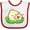 White and Red, variant on Inktastic Cute Dumpling Family Boys or Girls Baby Bib