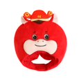 thumbnail image 1 of Bonito cojín de almohada con forma de sombrero de caballo para año Nuevo chino, versátil para presentaciones en escenario., 1 of 8