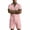Pink, variant on Men's Linen Shirts and Shorts Set Short Sleeve 2 Piece Beach Vacation Outfits Summer Yoga Suits with Pockets White