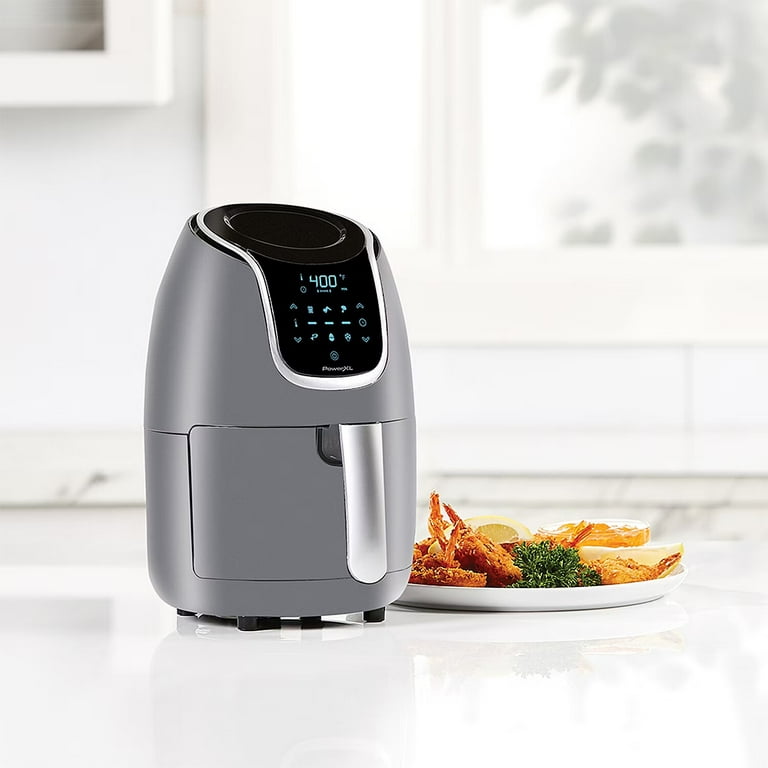 PowerXL Vortex Air Fryer 2qt, Pro XL Model PXL-2QB with 10 PowerXL Vortex Air Fryer 2qt, Pro XL Model PXL-2QB with 10