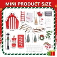 thumbnail image 2 of MISSUNNY Accessories for Elf Doll, Luwrevc 21 Pcs Fairy Door Christmas Elf Shelf Door Kit, Christmas Elf Magic Door on The Accessories, Miniature Gnome Door for Outdoor Fairy Garden Christmas Decorati, 2 of 4