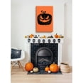 thumbnail image 2 of Awkward Styles Halloween Canvas Wall Art Angry Pumpkin Home Decor Prints, 2 of 7