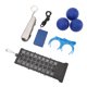 thumbnail image 5 of Bolsa De Accesorios De Gran Capacidad, Cuero De Pu, Tamamo Compacto, Multiusos, Marrón De Moda Para Tees Gorrador Herramienta Divot Bola De Pincel Esencial Estuche DE, 5 of 7