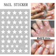thumbnail image 3 of Pegatinas de uñas Yashi Apliques de uñas de corazón rojo R422 Blanco, 3 of 5