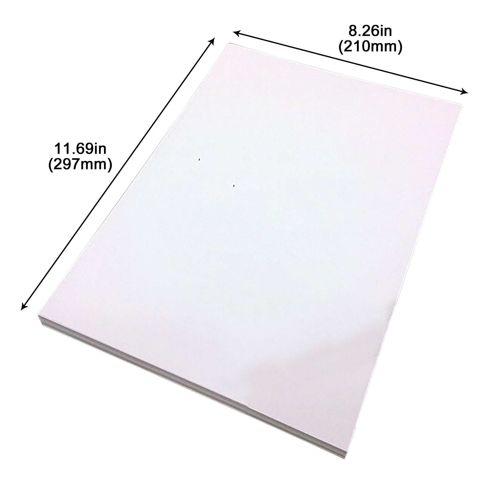 Clearance Office&Craft&Stationery under $20,210 x 297 mm Glossy Sticker Paper White Sticker Can Be Printed For Printer