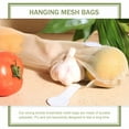 thumbnail image 5 of ACDANC Onion Storage Bag Hanging Mesh Bags Polyester Pu Reusable Vegetable Travel 5 Pcs, 5 of 6
