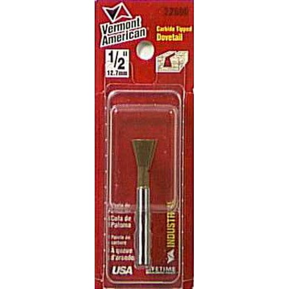 Vermont American 22500 1/2-Inch Carbide Dovetail Router Bit