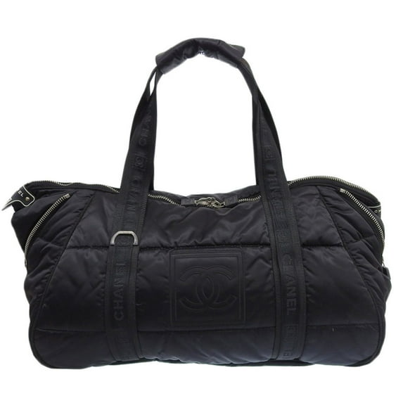 Pre-Owned CHANEL Sports Line Seal 10th Series Boutique 2005.7.2 D.K Coco Mark Boston... (Good)