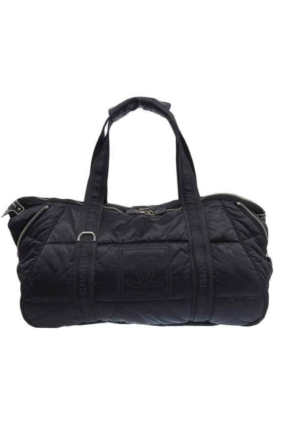 Pre-Owned CHANEL Sports Line Seal 10th Series Boutique 2005.7.2 D.K Coco Mark Boston... (Good)