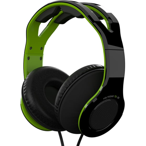 VoltEdge Xbox One, TX30 Wired Headset, Green / Black, TX30XBOGN