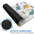 thumbnail image 6 of Long Mouse Pads for Desk,White Cartoon Dinosaurs Birthday Pattern Desk Mats on Top Of Desks, Desk Mouse Pad Extra Large with 3mm Non-Slip Base and Stitched Edge for Gaming,Office,Work,Home 31.5"x11.8", 6 of 6