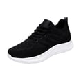 thumbnail image 2 of Women's Shoes,Walking Shoes Women,Slip On Shoes Women,Womens Sneakers Lightweight Running Shoes Mesh Breathable Fashion Sneakers Athletic Comfortable Casual Non Slip Walking Shoes,Black,5.5, 2 of 9