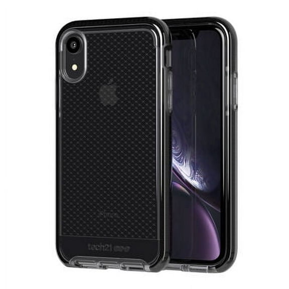Tech21 Evo Check Case for Apple iPhone XR - Smokey/Black
