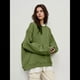 thumbnail image 4 of Sudaderas de Mujer con Cuello Redondo, Forro , Suéteres Oversize, Otoño 2025, Blusas Bonitas, Ropa Preppy Estilo-G M, 4 of 10